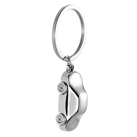 PBPBOX car key chain Metal Silver Creative Keyring for 1Pack