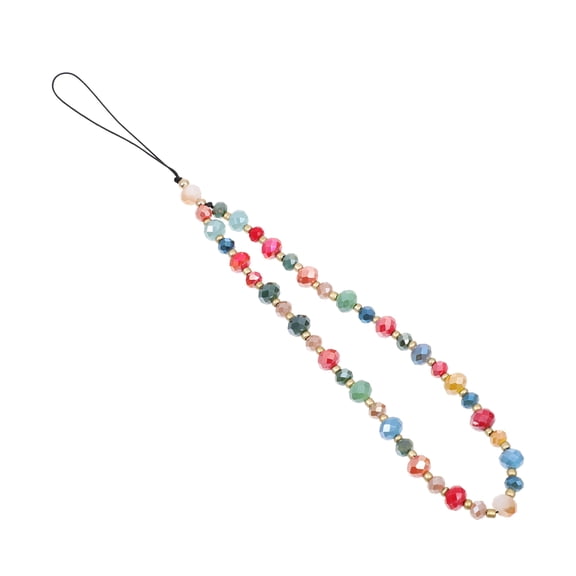 PBPBOX keychain phone charm string Phone Lanyard Multi-colored Crystal 1Set