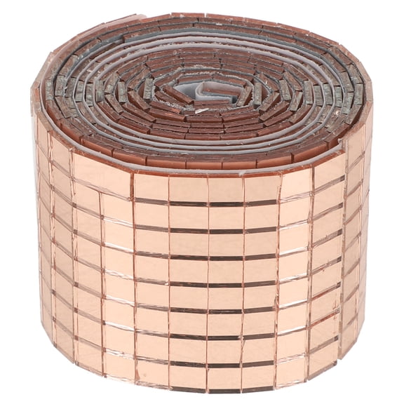 PBPBOX Self-Adhesive Golden Glass Fiber Wall Decals for Interior Decor