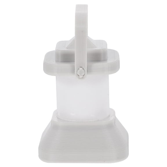 PBPBOX tiny stuff Miniature Lantern Figurine Light Grey Decorative 1Pack