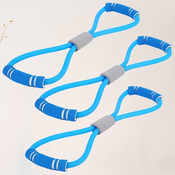 PBPBOX training band 3 Pcs Blue Flat Latex for Fitness Training Sports Lovers