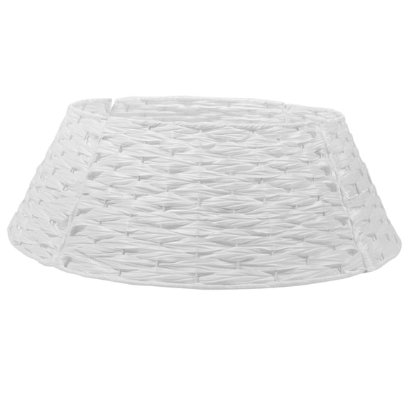 PBPBOX tree collars Christmas Tree Collar White Plastic Decorative 1Pack for Hotel