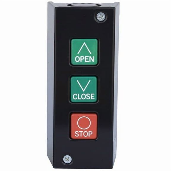 PBS-3 Commercial Garage Door Opener Push Button Wall Mount Control Station