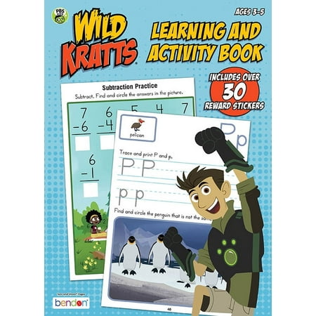PBS KIDS WILD KRATTS LEARNING ACTIVITY WORKBOOK