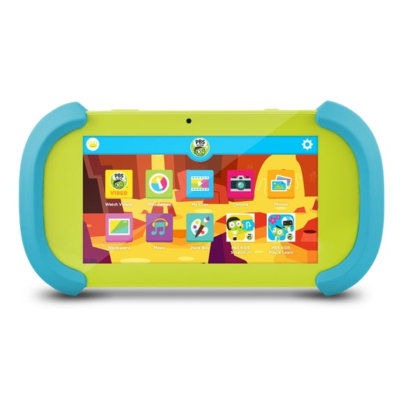 PBS Kids 7" HD Educational Playtime Kid-Safe Tablet with Android 6.0 (PBSKD12)