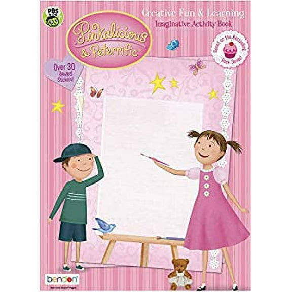 Pre-Owned PBS Kids Pinkalicious & Peterrific Imaginative Early Learning Activity Books with Stickers 9781690213376 Used
