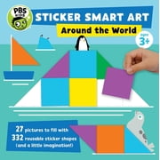 PBS Kids Sticker Smart Art Around the World, Hardcover