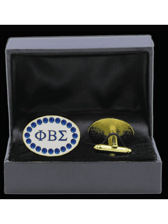 PBS Shield Cuff Links W/Box-1"