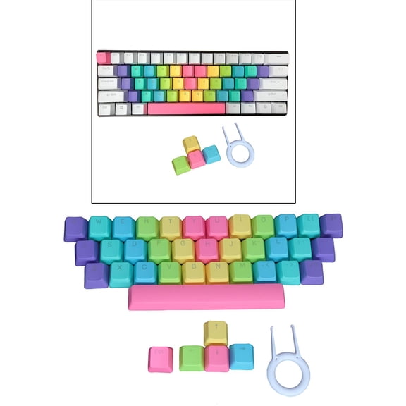PBT 39 Keys Kits,DIY Custom Professional Accessories Switches Gaming Premium Durable Mechanical Keyboard Opaque Key Caps