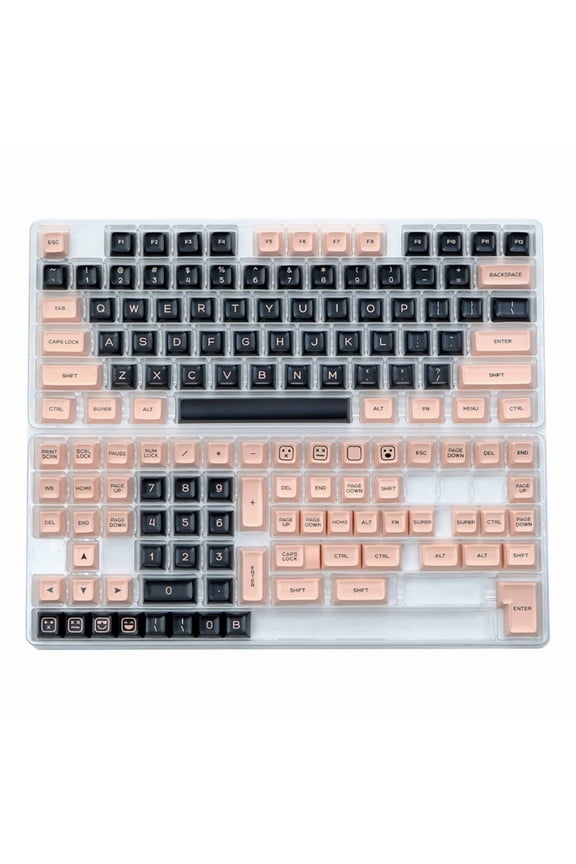 PBT Double Shot Injection Keycaps 142 Keys SA Profile Keycap Set for Mechanical Keyboards