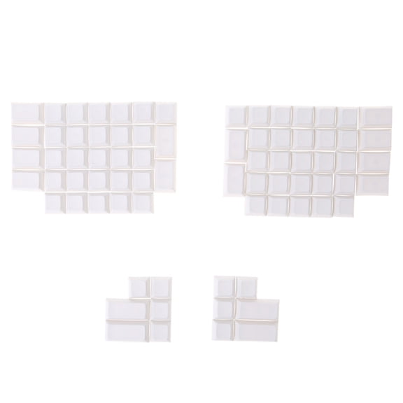 PBT Keycaps DSA Profile PBT Blank Keycaps for Ergodox Mechanical Gaming Keyboard