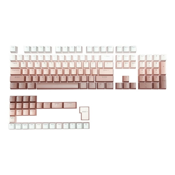 PBT Keycaps OEM Profile Gradients Color for 61/68/98/104/108 Mechanical Keyboard
