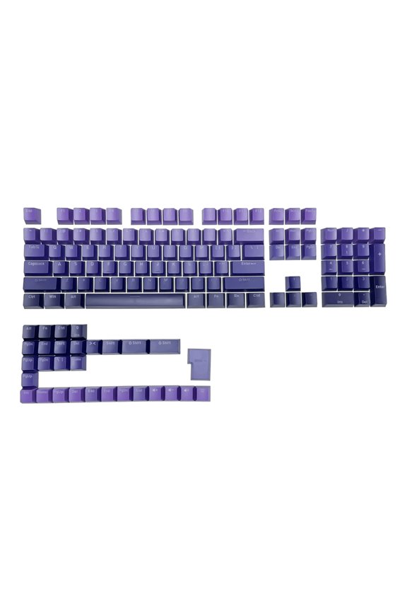 Ergonomic PBT Keycaps OEM Profile for 61/64/68/75/87/98/104/108 MX Mechanical Keyboards Keycap for Typists Gamers