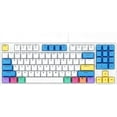 PBT Keycaps Wired Gaming Keyboard, Knob Control, Compatible with
