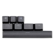 PBT Keycaps for K65 K70 K95 G710+ Mechanical Gaming Keyboard, Backlit Key Caps Cherry MXBlack