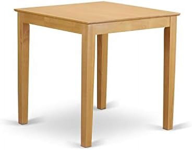 PBT-OAK-T Pub Square Counter Height Table for Small Spaces, 36x36 Inch ...