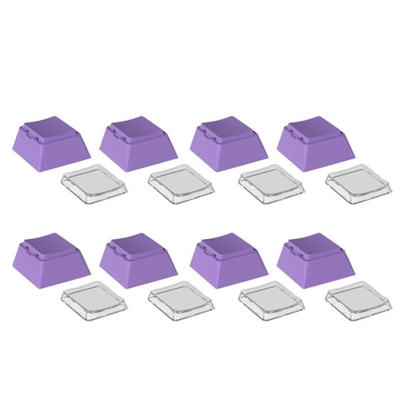 PBT+PC Keycap 8pcs Dye Sublimation Keycaps Cheey 1U For Office And Gaming Use