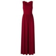thumbnail image 1 of PBY-03WZSDJB-US Ladies Vest Pleated Pocket Long Skirt, Wine & Red - Medium, 1 of 1