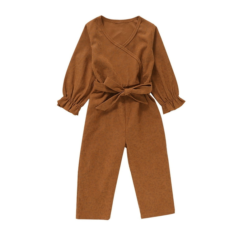 Girls long sleeve jumpsuit sales