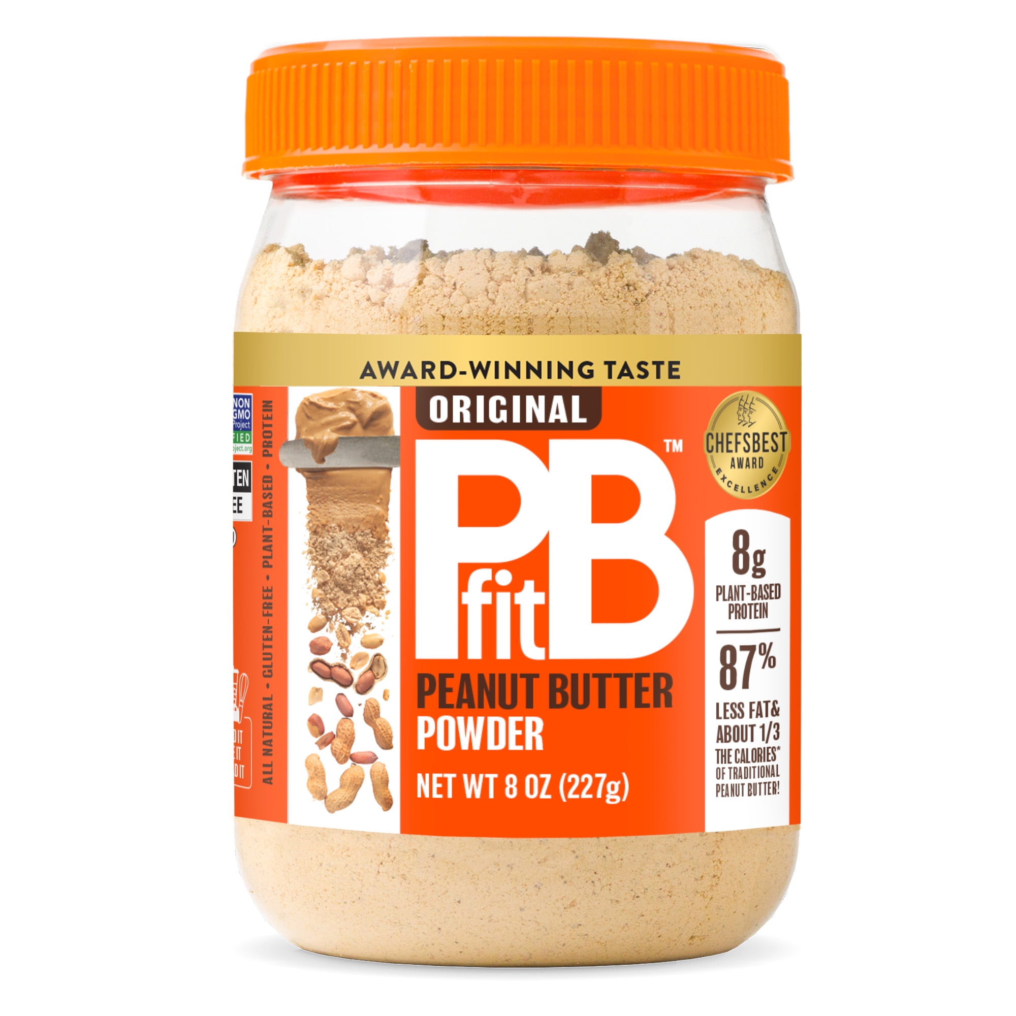 PBfit All-Natural Peanut Butter Powder, 30 oz Jar