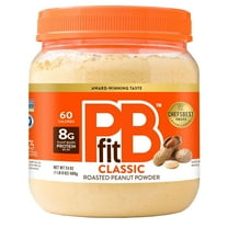 PBfit Classic Peanut Butter Powder, Roasted Peanut Powder, 24 oz