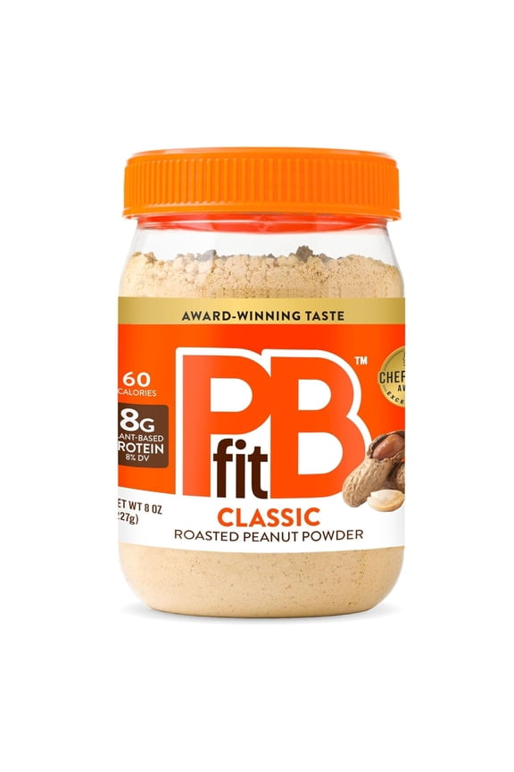 Classic Peanut Butter Powder, Roasted Peanut Powder, 8 oz