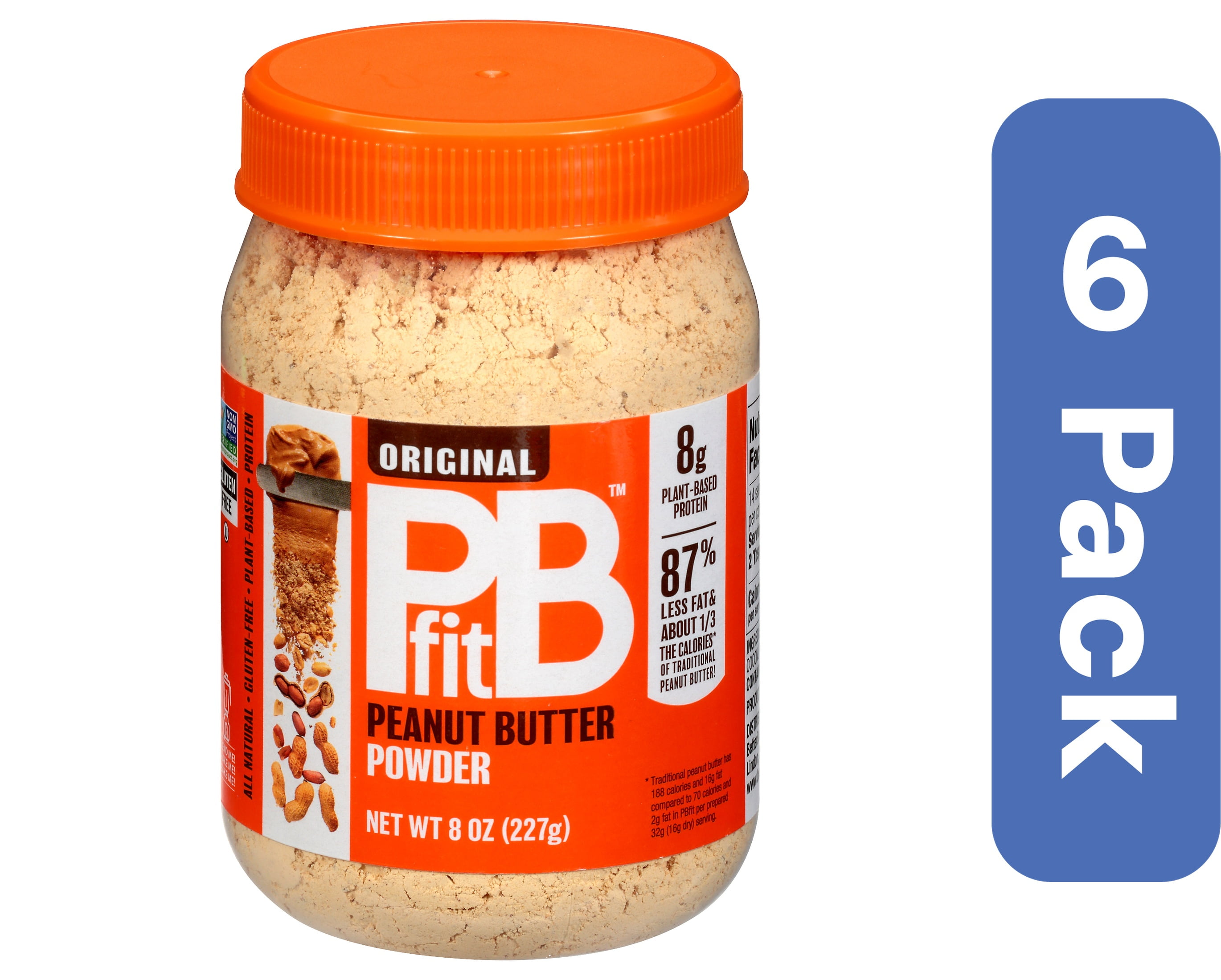 PBfit Peanut Butter Powder Coconut Sugar 8 oz (Pack Of 6)