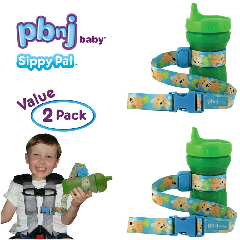 PBnJ Baby SippyPal Sippy Cup Holder Strap Leash Tether (Puppy