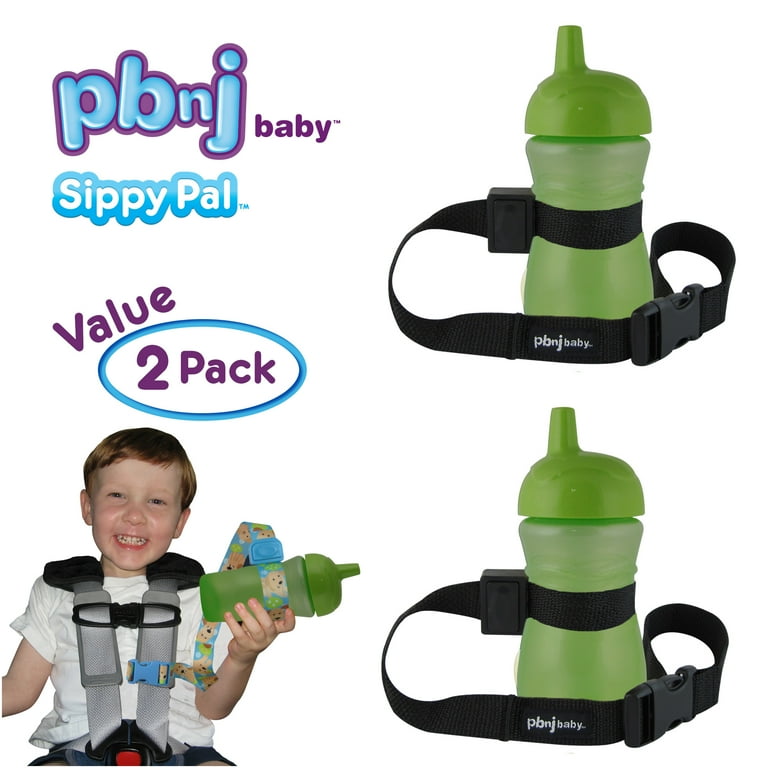 PBnJ Baby SippyPal Sippy Cup Holder Strap Leash Tether (Solid