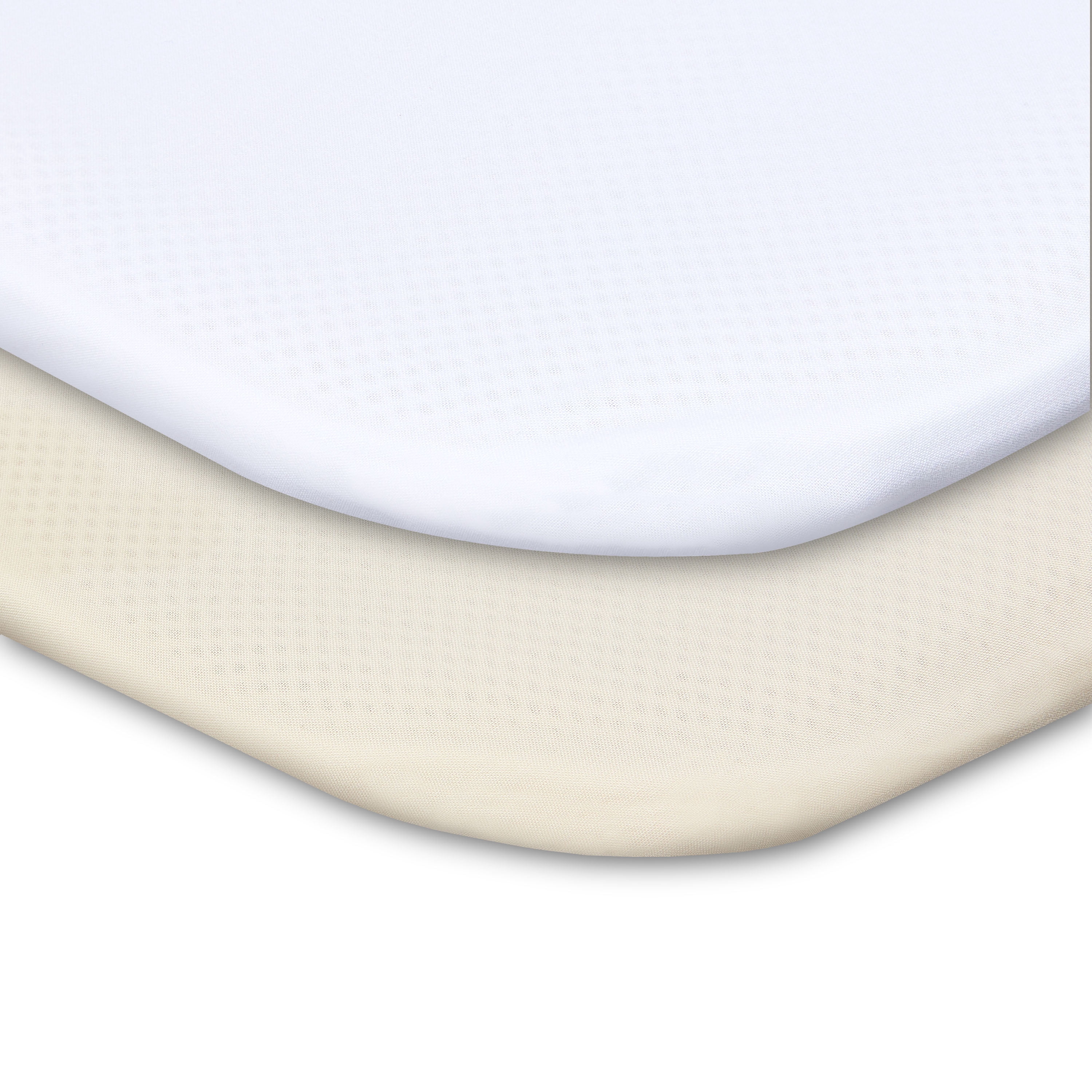 Parent's Choice Cotton Fitted Playard Sheets, Neutral, 2-Pack