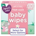 thumbnail interactive-video image 1 of Parent's Choice Fresh Scent Baby Wipes, 300 Count (Select for More Options), 1 of 11
