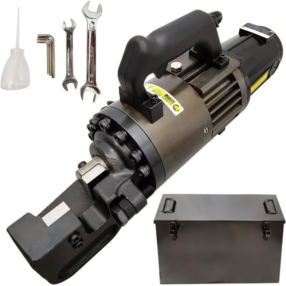 PC-32 Portable Electric Steel Bar Cutting Machine Aviation Aluminum Hydraulic Rebar Cutter 0.16"-1.26"