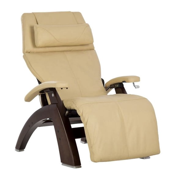 PC-420 Performance Package Omni-Motion Perfect Chair Zero Gravity Recliner Walnut Wood Ivory Leather-In Home Delivery