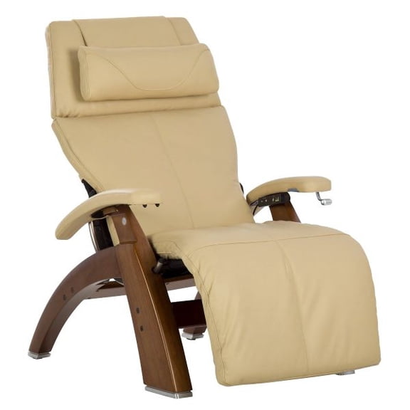 PC-420 Performance Package Omni-Motion Perfect Chair Zero Gravity Recliner Walnut Wood Ivory Leather-In Home Delivery