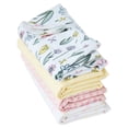 thumbnail image 1 of Parent's Choice Multicolor Floral Cotton Flannel Receiving Blankets, 4 Pack, 1 of 6