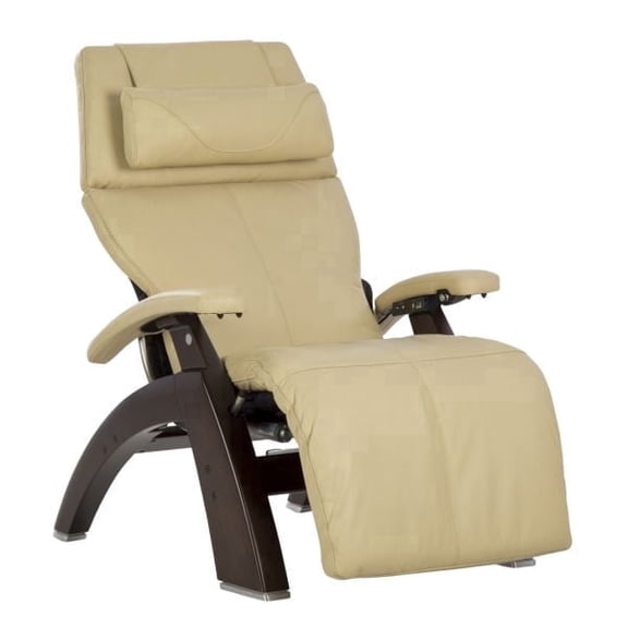 PC-610 Performance Package Omni-Motion Perfect Chair Zero Gravity Recliner Walnut Wood Ivory Leather - In Home Delivery