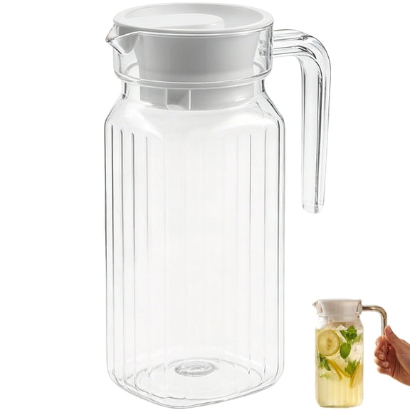PC Acrylic Plastic Cold Drink Cup, Striped Bar Hot Pot Restaurant, Juice Glass for High Temperatures, Tea - 1 Pack