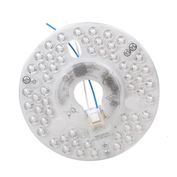 PC Aluminum 18W Ceiling Fan Lighting Board 130mm Wide Voltage Magnetic Mount System For Home Office Commercial Spaces