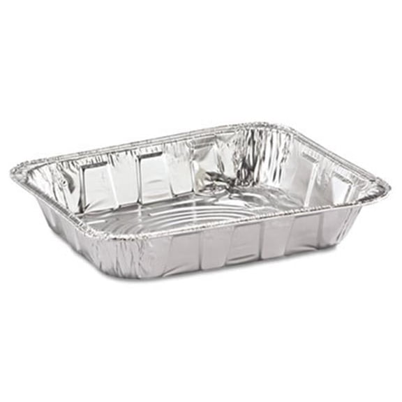 PC Aluminum Steam Pans - 0.5 Size - 100 Count - Durable & Easy to Clean