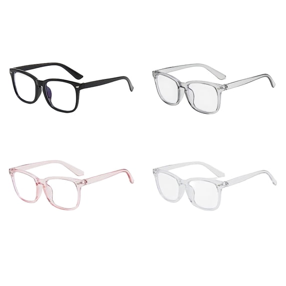 PC Blue Light Glasses Unisex Anti-Glare Eyeglasses Ergonomic Full-Rim Frame for Computer Gaming Office Daily Wear