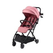 Parent's Choice Quick Fold Baby Stroller, Full-Reclining Backrest, Compact Lightweight Design, Dusty Rose deal from Walmart