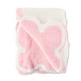 thumbnail image 1 of Parent's Choice Pink and White Scallop Baby Blanket for Comfort, 1 of 8