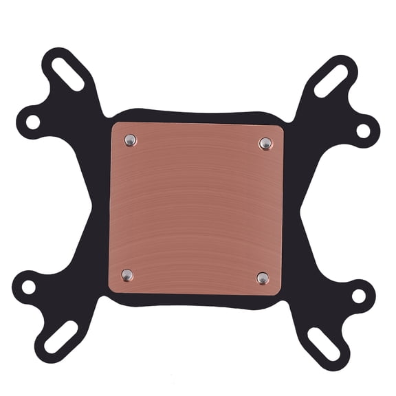 PC CPU Cooler Water Cooling Block, Clear Acrylic Top Copper Base, Dissipates Heat For Stable Performance