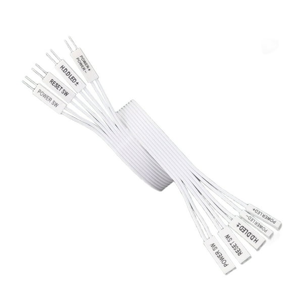 PC Case Connection Extender Cable Flexible PC Case Motherboards Extension Cable For Switches Power SW HDD LED