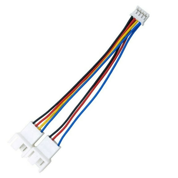 PC Case Fan Connectors 4Pin PWMs To GPU Temperature Sensings Speed Regulation Cable