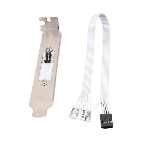 PC Case PCIE Slot Cover With 30Cm Flat Cable Black Or White For MATX Computer Motherboards Testing And Repair