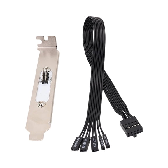 PC Case PCIE Slot Cover With 30Cm Flat Cable Black Or White For MATX Computer Motherboards Testing And Repair