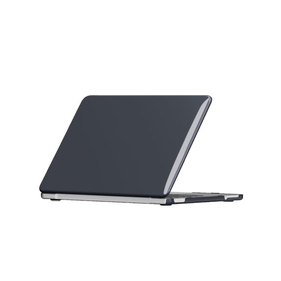 Hard Crystal Frosted Protective Case for MacBook Neo 13 inch, Slim Anti-Scratch Shockproof Matte Shell Cover-Black