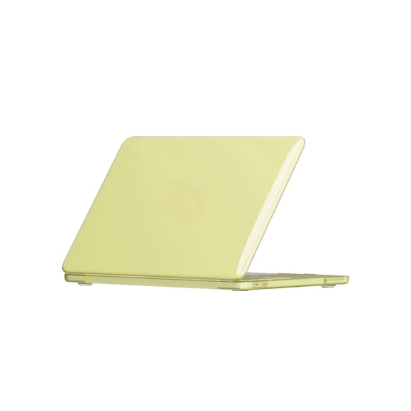 Hard Crystal Frosted Protective Case for MacBook Neo 13 inch, Slim Anti-Scratch Shockproof Matte Shell Cover-Yellow
