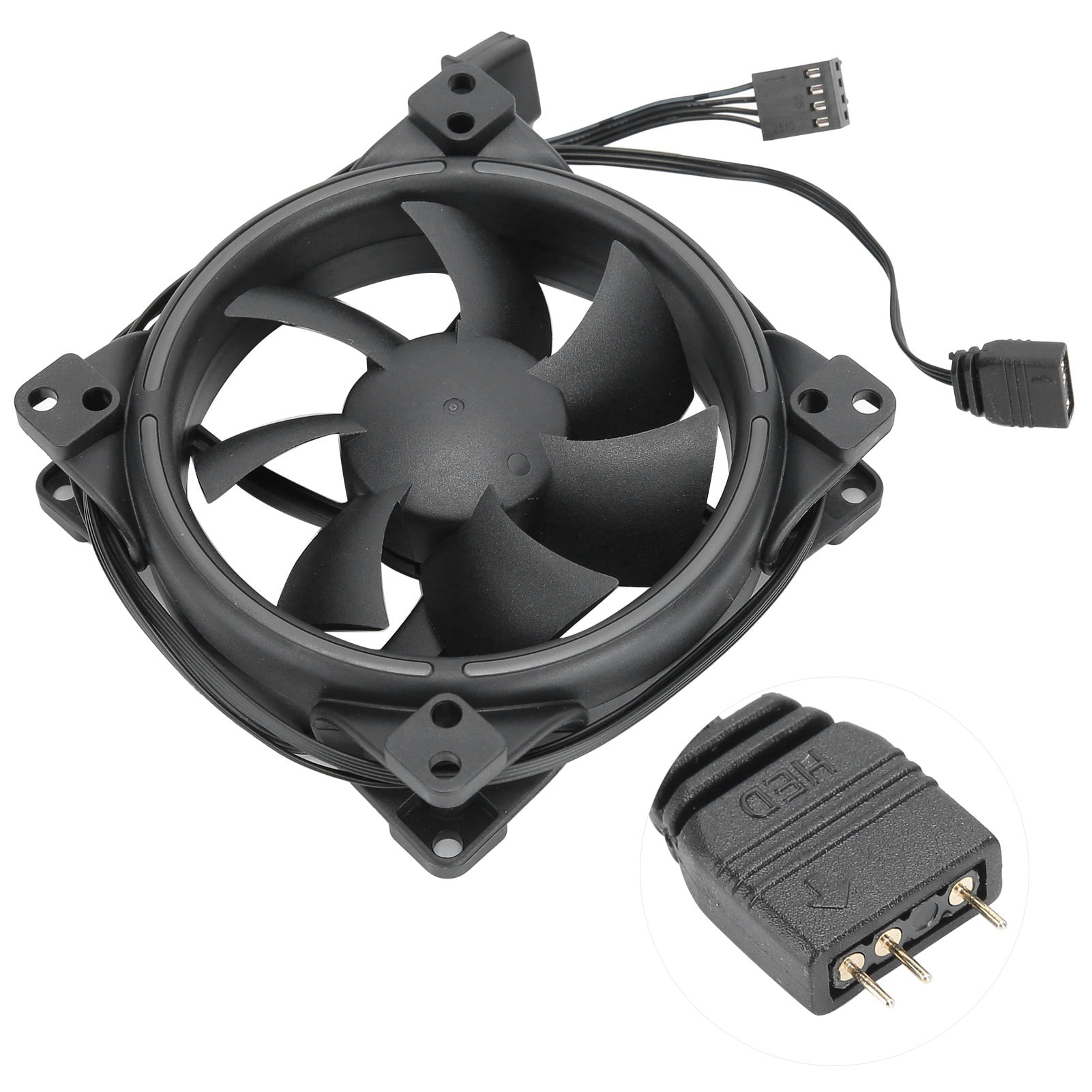 PC Chassis Fan 92mm, Hydro Bearing, Adjustable Speed, PWM 5V DRGB ...